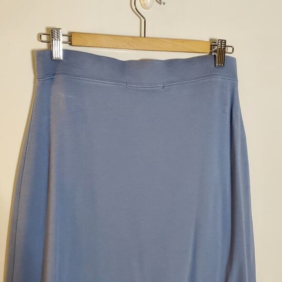 Peruvian Connection light blue Pima cotton maxi skirt  In excellent condition - Picture 8 of 9